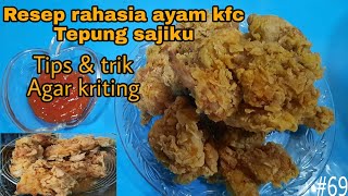 Bikin Ayam Goreng Tepung Ala KFC Pake Tepung Bumbu Instan