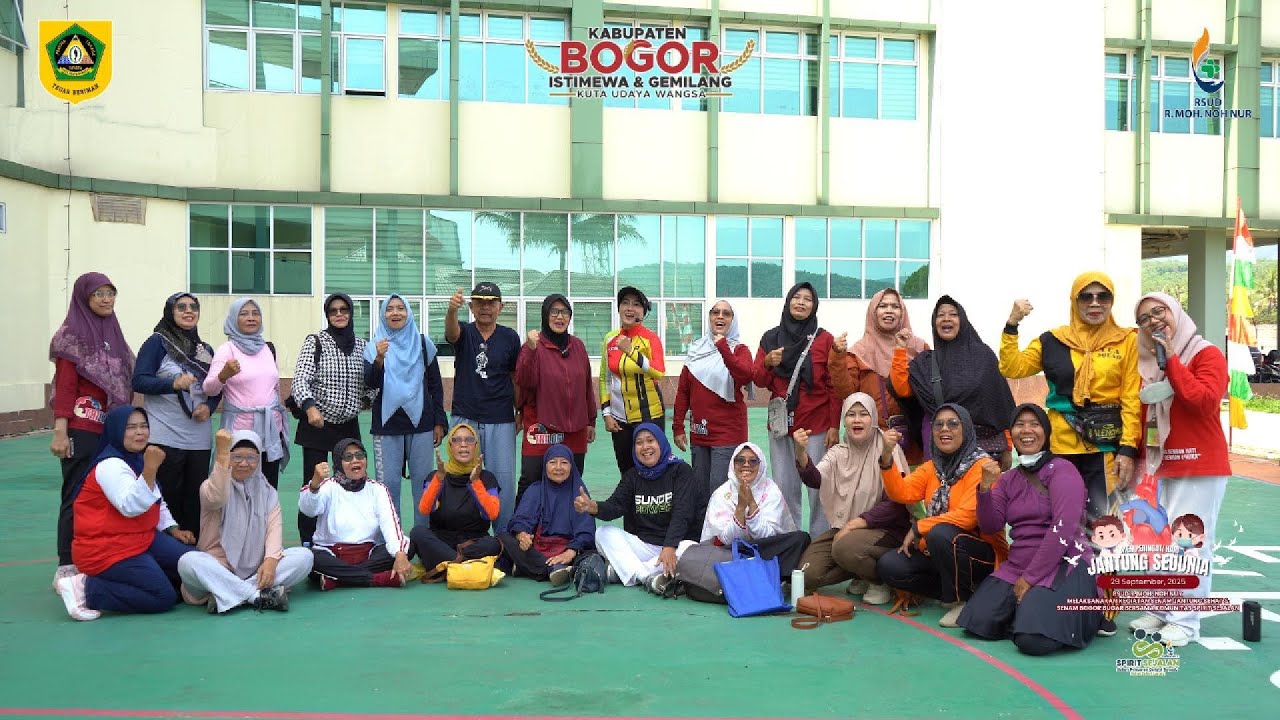 SPIRIT SEJALAN - Senam Jantung Sehat Dalam Rangka Hari Jantung Sedunia