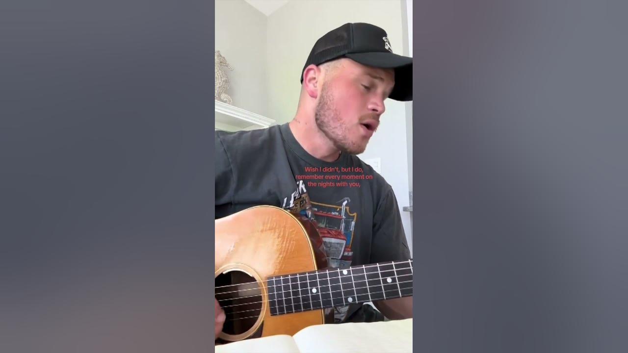 Zach Bryan performs new song 'I Remember Everything' #shorts
