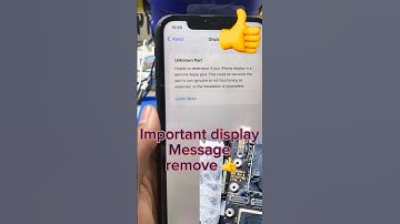Display Message remove on screen 👍:#shorts #iphoneperfectrepairlab #iprlab
