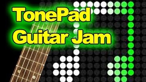 TONEPAD GUITAR JAM - Free iPhone Music Synth App (Like TENORION)