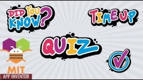 Creating a Quiz App: App Inventor Kids