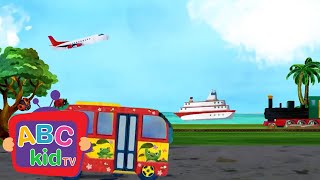 Count  Along With The Finger Family (Vehicles Version)  | ABC Kid TV Nursery Rhymes & Kids Songs