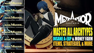 Metaphor: ReFantazio How to Instantly Level ANY Archetype & Insane Money Farming Strategy Full Guide