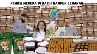 REAKSI MEREKA DI KASIH HAMPER LEBARAN