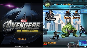 Avengers the mobile game : Java gameplay j2meloader longplay