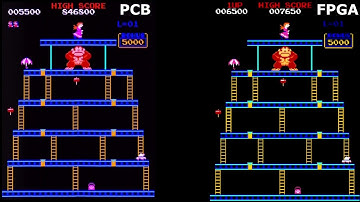 Donkey Kong Sound Issues - PCB v Mister FPGA