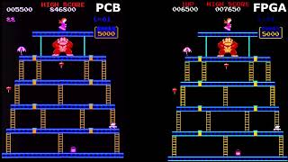 Donkey Kong Sound Issues - PCB v Mister FPGA