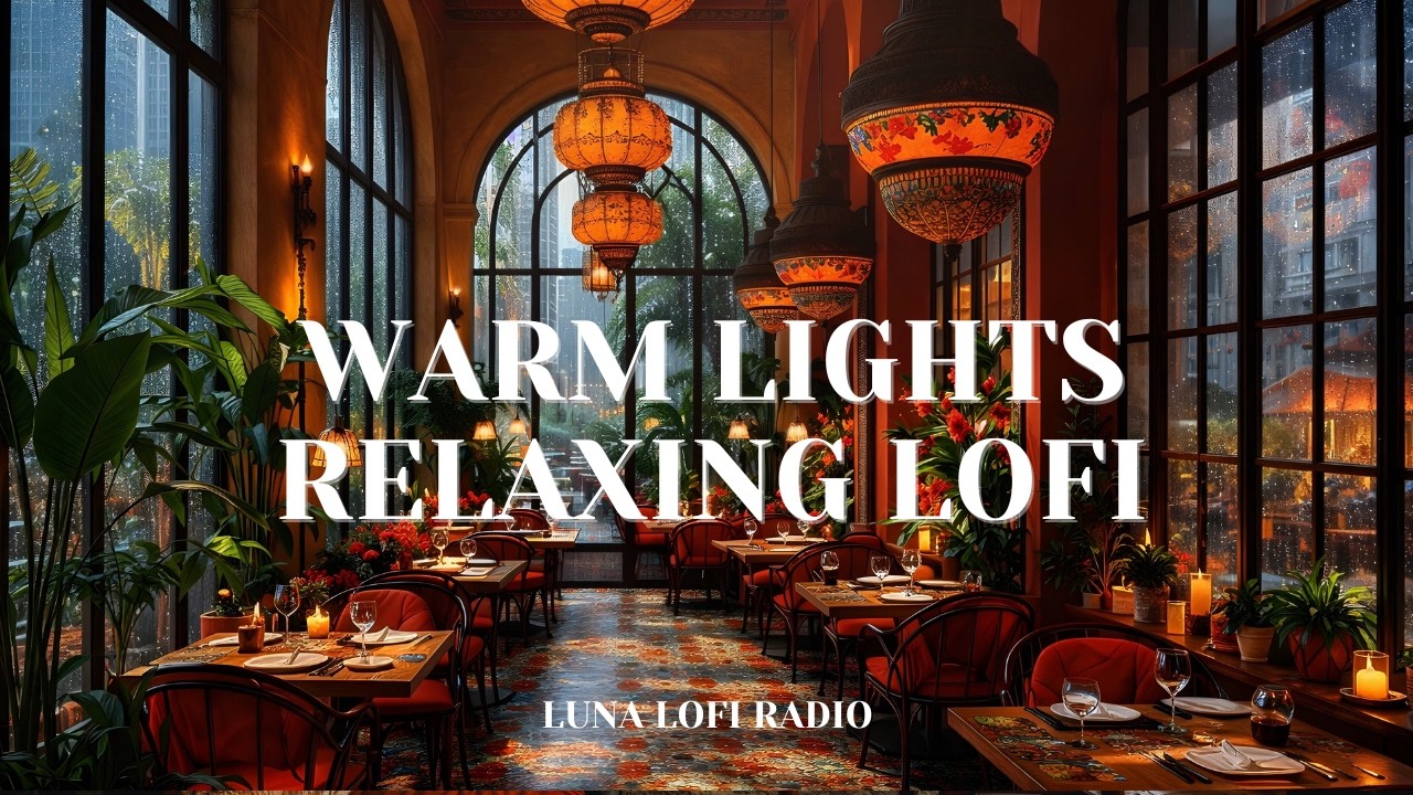 Cozy Lounge on a Rainy Evening ☔✨ Lofi for Study & Relax