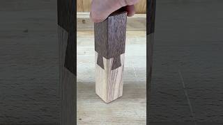 Cutting The Impossible Dovetail by Hand -  #dovetailjoint #asmrsounds #woodworking #impossible