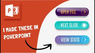 How to MAKE BUTTONS in PowerPoint without designing skills #powerpoint #button