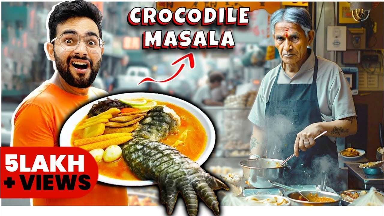 I Tried WEIRD Indian Street Food 🤢