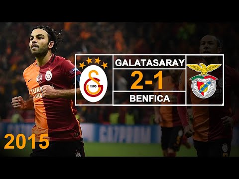 2015 - Galatasaray 2 - 1 Benfica - Şampiyonlar Ligi Maçı -  Geniş Özet - Full HD