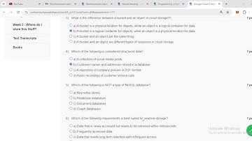 Google Cloud Computing Foundations|week 3 Nptel Assignment solutions 2024