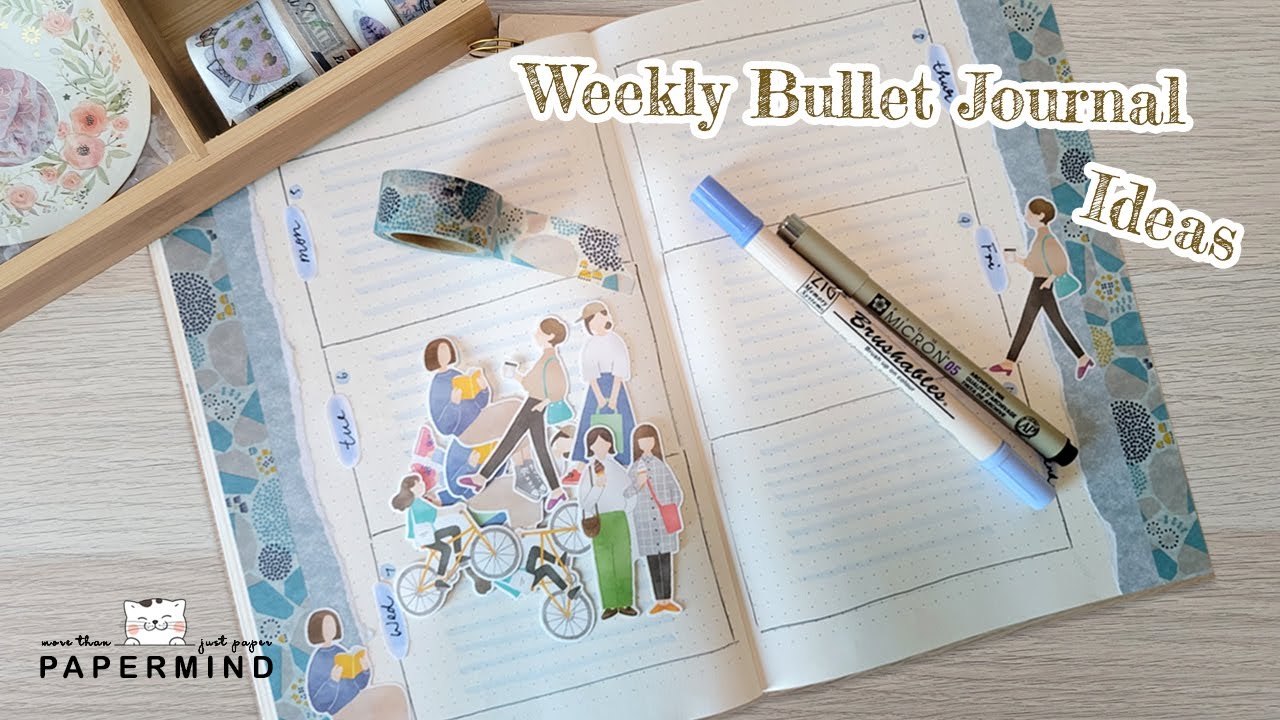 Easy Weekly Bullet Journal Ideas | Papermind Stationery