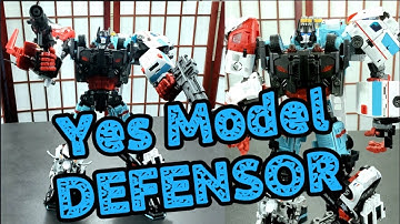 Yes Model Defensor review - Oversized KO version of Maketoys Guardia