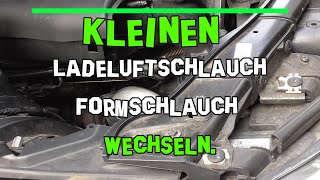 Ladeluftschlauch Formschlauch Wechseln Vom Turbo Luftmassenmesser Schlauch Ölig Ölt, Bmw E90 M57