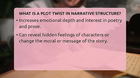 What Is A Plot Twist In Narrative Structure? - The Prose Path