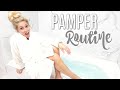 PAMPER/SELF-CARE ROUTINE + NEW BATHROOM TOUR🛁