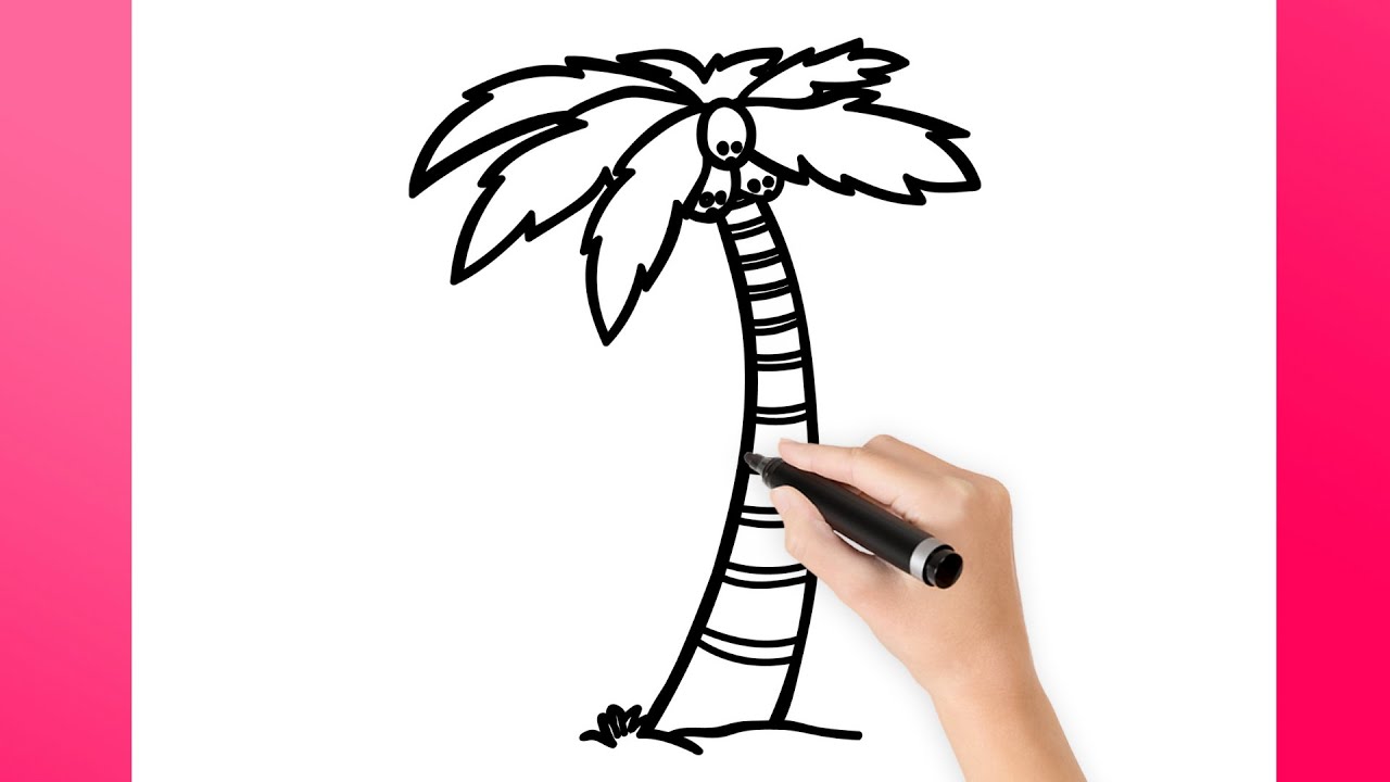 COMO DESENHAR UM COQUEIRO - YouTube