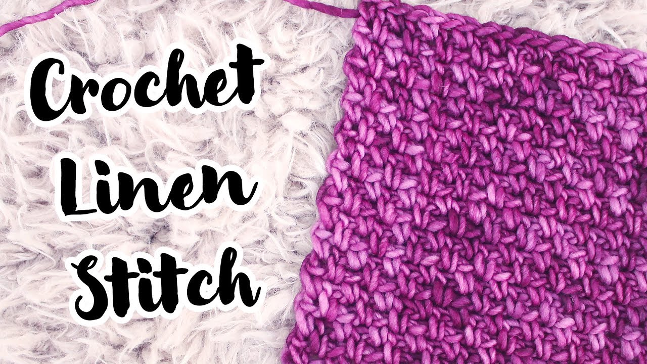 5 EASY CROCHET STITCHES THAT ANY BEGINNER CAN DO! [Linen, Alpine