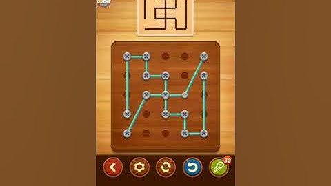 Line Puzzle String Art Bamboo Level 5 Solution