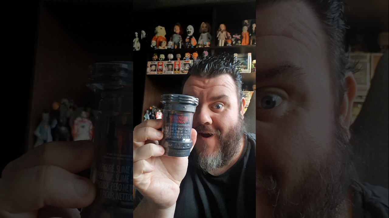 Stranger Things Slime Vial Capsule Blind Box Figure Unboxing