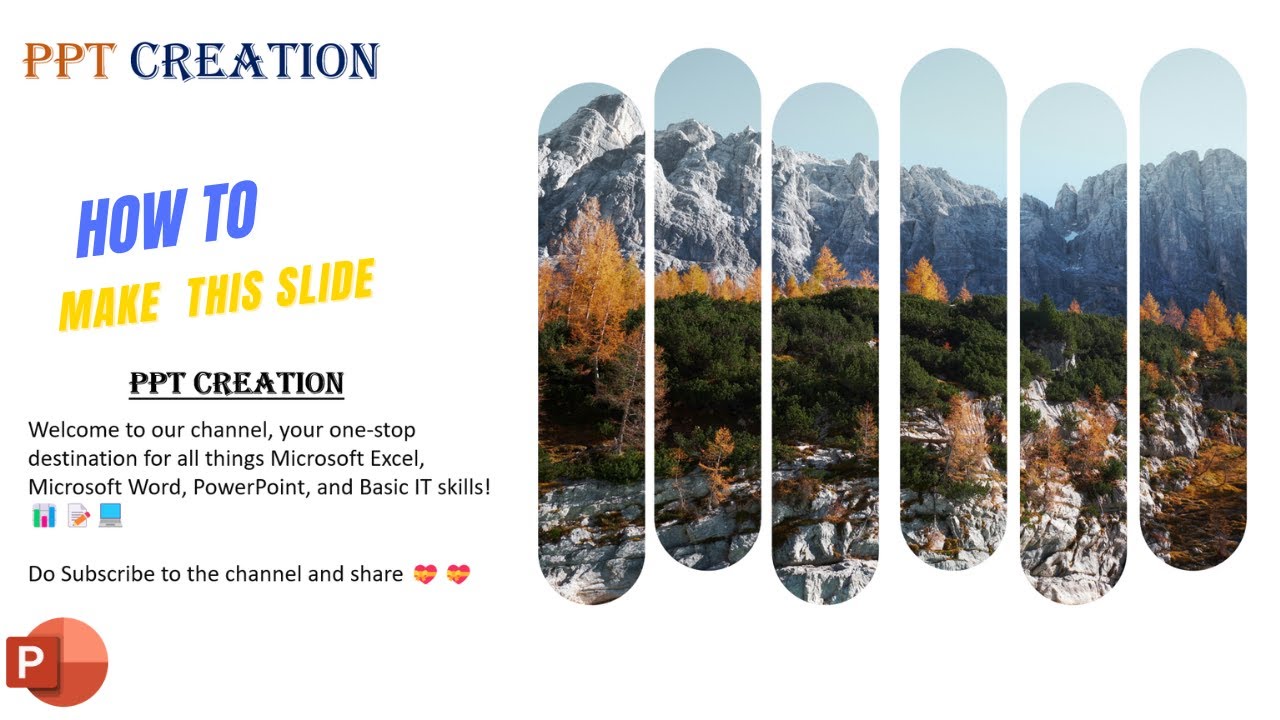 PowerPoint Tutorial | Photo Page Slide | @PPT CREATION - YouTube