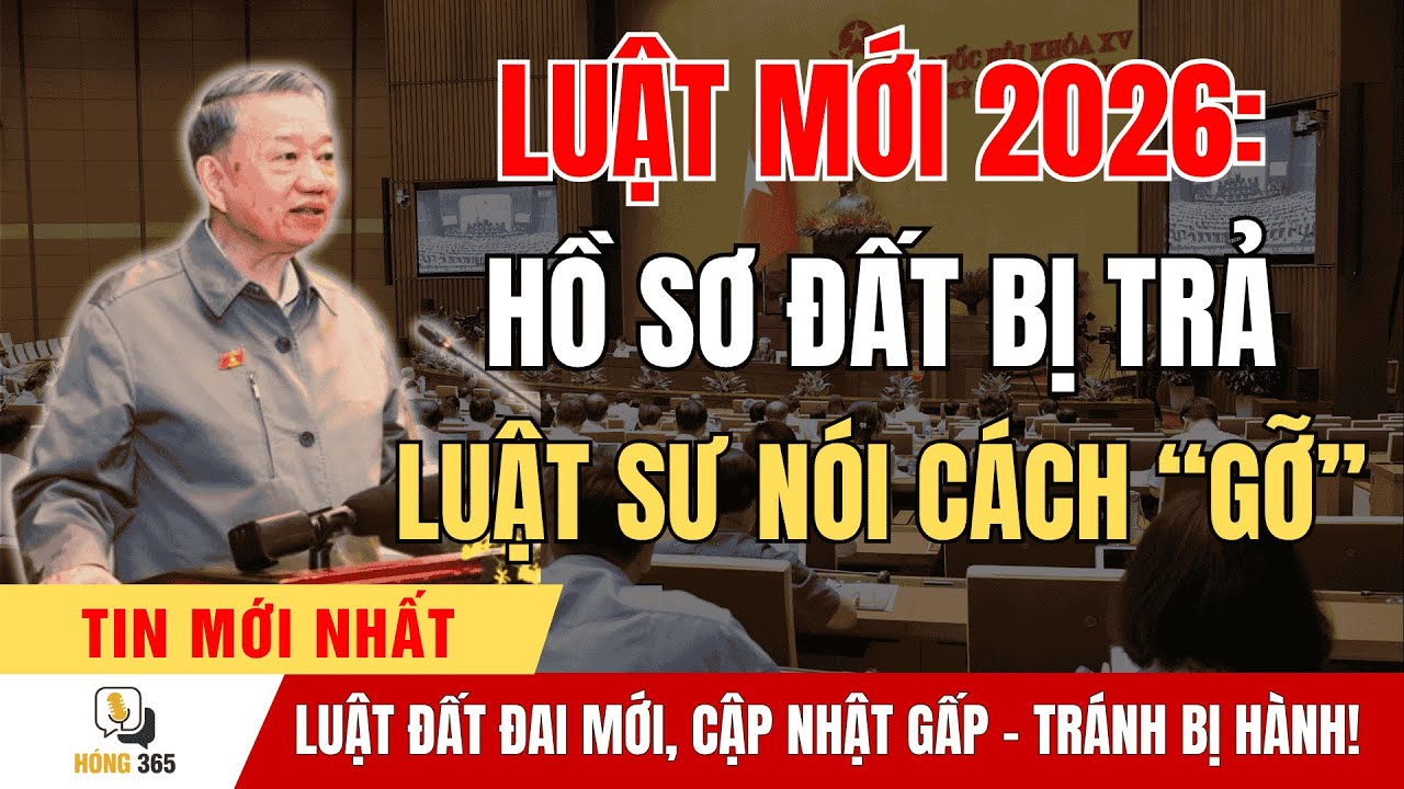 📢 CẢNH BÁO KHẨN: Nộp hồ sơ đất kiểu cũ là BỊ TRẢ VỀ NGAY! – Luật mới đã ÁP DỤNG! | tin tức