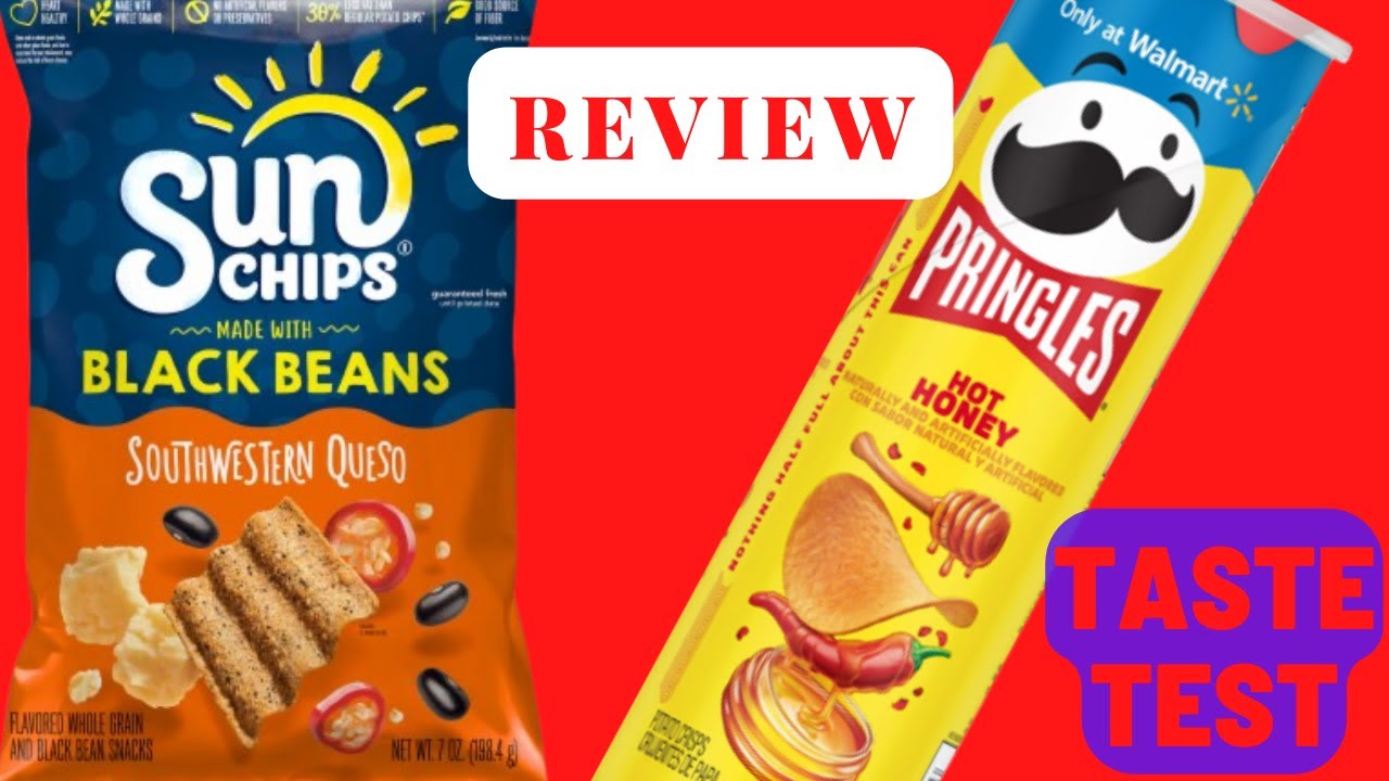 Reviewing HOT HONEY PRINGLES and SOUTHWESTERN QUESO SUN CHIPS w/ Black