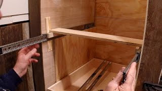 Drawer slide installation { Fixing a problem }