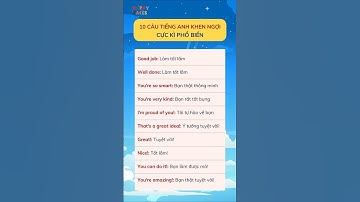 10 Câu Tiếng Anh Khen Ngợi Cực Kì Phổ Biến #hoctienganh #tienganhchotre #learnenglish