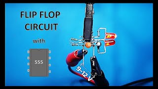 Flip flop circuit with 555 timer by Something about Electronics 3,345 views 1 year ago 2 minutes, 45 seconds