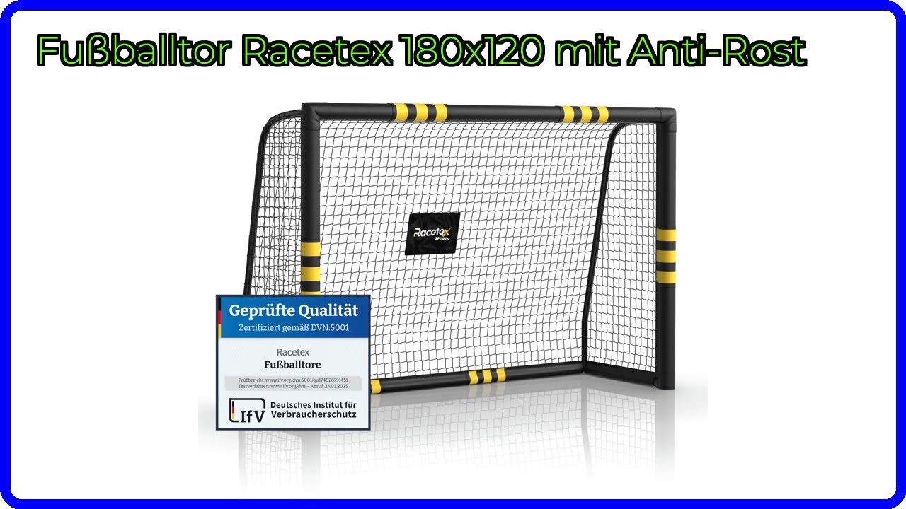 Gartentor Mit Torwand Racetex Fußballtor Kinder 213x150cm Mit Torwand - Anti -Rost Beschichtung, Inkl. Erdanker & Netz Stabiles Soccer Tor Outdoor