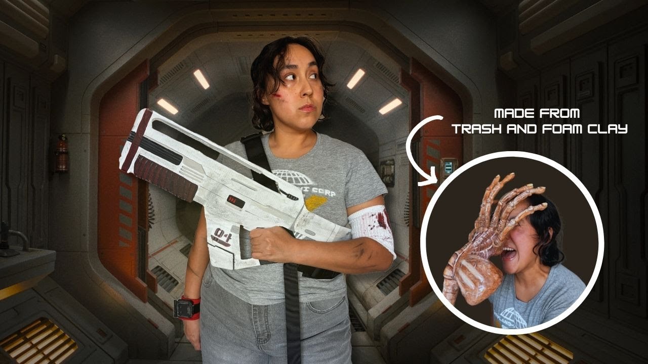 Becoming Rain Carradine | Alien Romulus Cosplay - YouTube