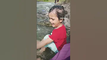 Halima And Her Mom Most Be Havin A Blast Together At The Water Fall 