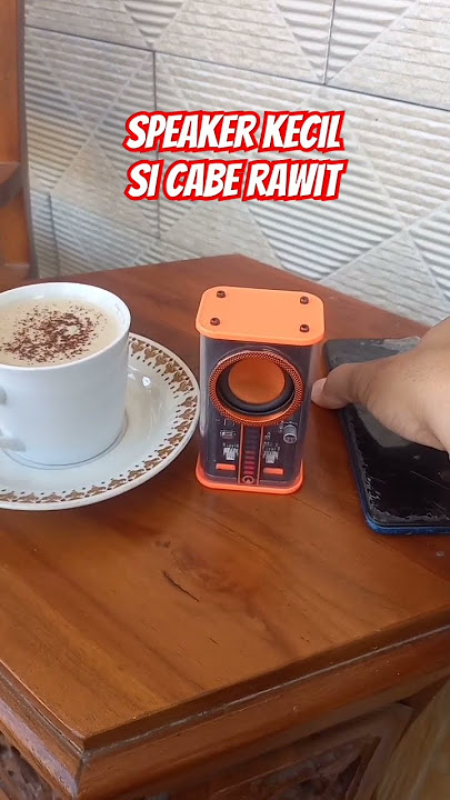 pecah !!! speaker kecil dan murah menemani santai di sore hari #listrik #speaker #minispeaker