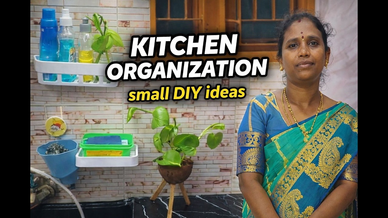 SMALL KITCHEN ORGANIZATION | Smart DIY Sink & Counter Top Ideas