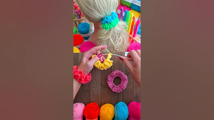 Crochet Scrunchies #shorts