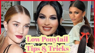 Sleek Low Ponytail Hair Tutorial  💫 Cute & Easy Hair Tutorial  💫 Easy Hairstyles 2021