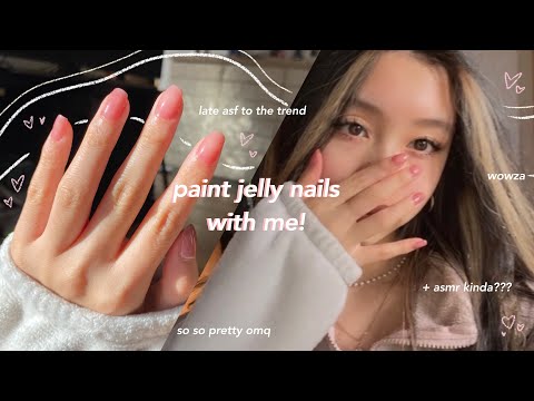 paint jelly nails