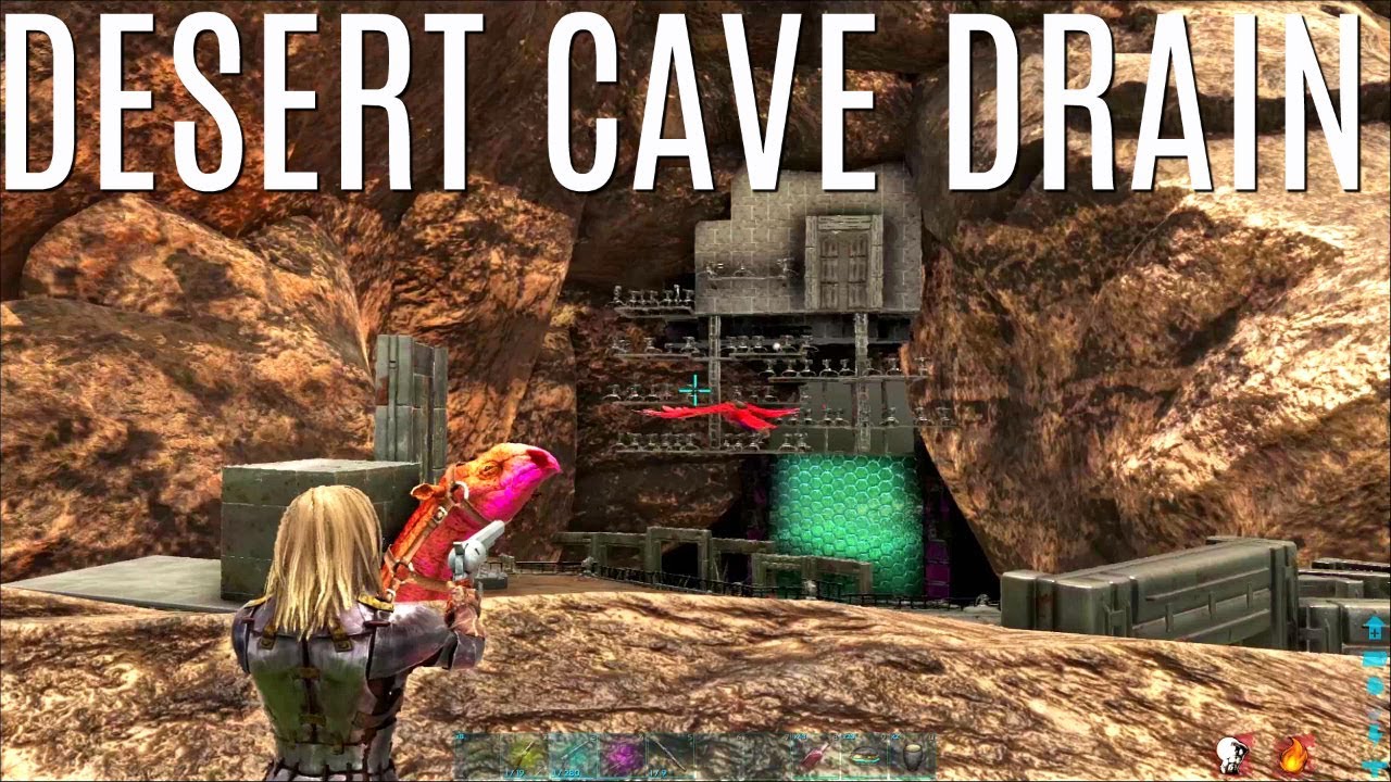 THE LONG DRAIN Desert Raid 5 Man PVP (E13) ARK Survival YouTube