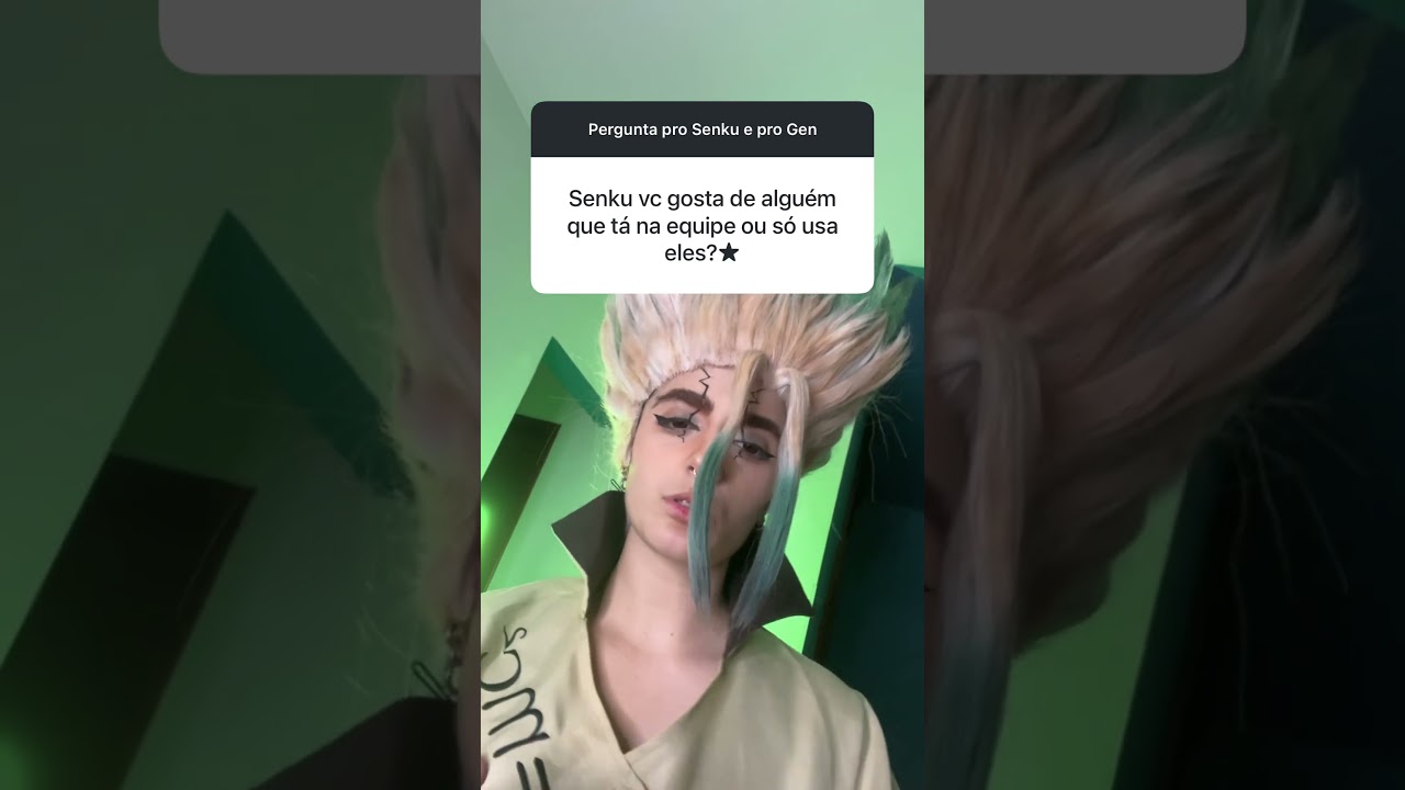 SENKU E GEN RESPONDEM #cosplay #drstone #senku @Nandalorenzine