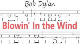 Bob Dylan - Blowin' In the Wind / Guitar Solo Tab+BackingTrack