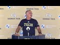 GT Football: OC Dave Patenaude Weekly Press Conference