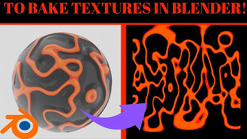 HOW TO BAKE  TEXTURES IN BLENDER!