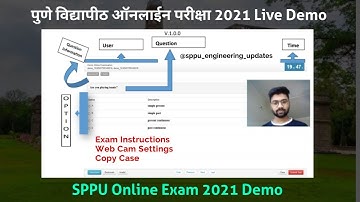SPPU Online Exam 2021 Demo Video | Imp Instructions While Giving Exam | Voice Recoding ? | Copy Case