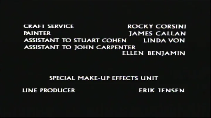 The Thing (1982) End Credits (TCM 2024)