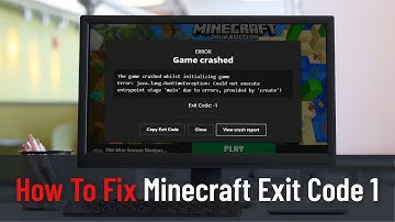 How To Fix Minecraft Exit Code 1 (Tutorial)