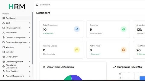 HRM SaaS System – Complete HR & Payroll Management Platform (Walkthrough | Source Code Available)
